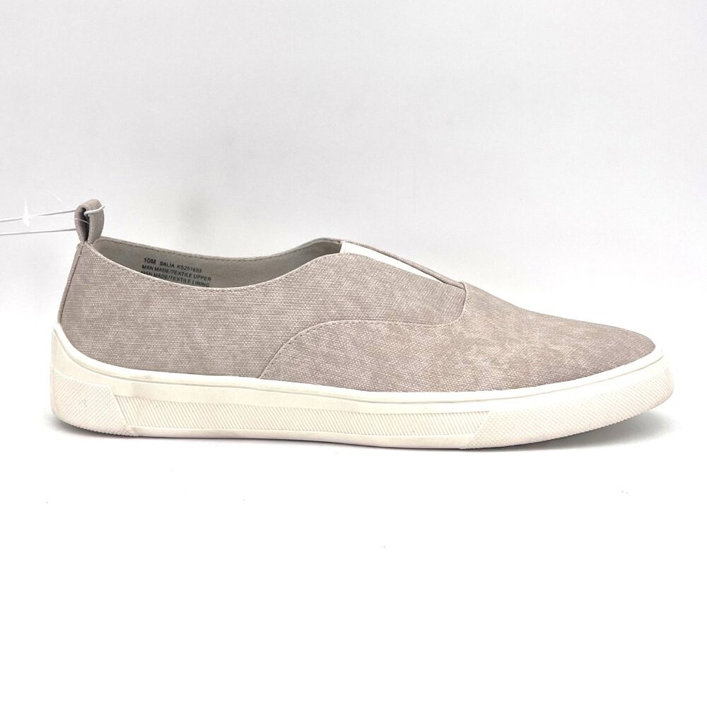 Kensie Salia Slip On Canvas Boat Shoes Sneakers Womens10M Beige Casual Loafers - Picture 7 of 14